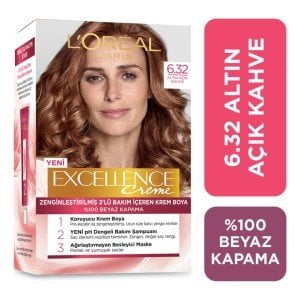 Loreal Excellence Krem Altın Açık Kahve 6/32