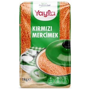 Yayla Kırmızı Mercimek Toptane 1 Kg