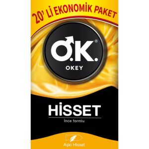 Okey Hisset Prezervatif Ekonomik 20'li