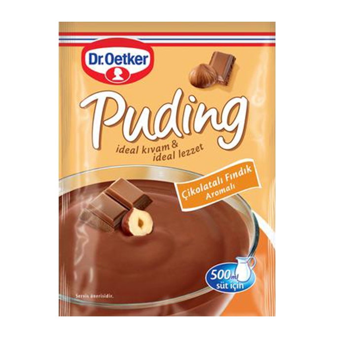 Dr. Oetker Puding Çikolata Fındık 102 gr