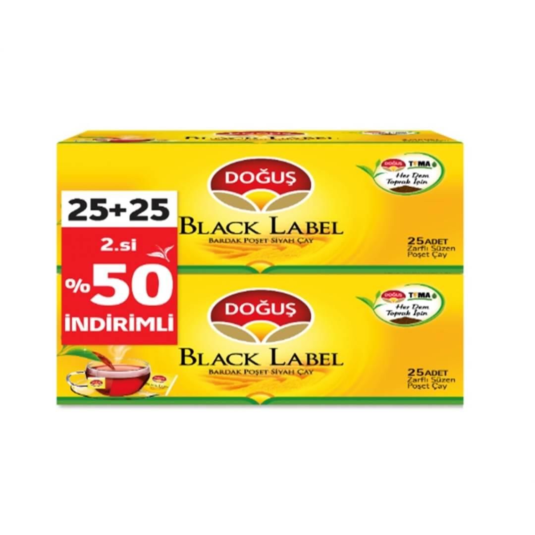 Doğuş Black Label 2X25'li Bardak Poşet 50 Gr