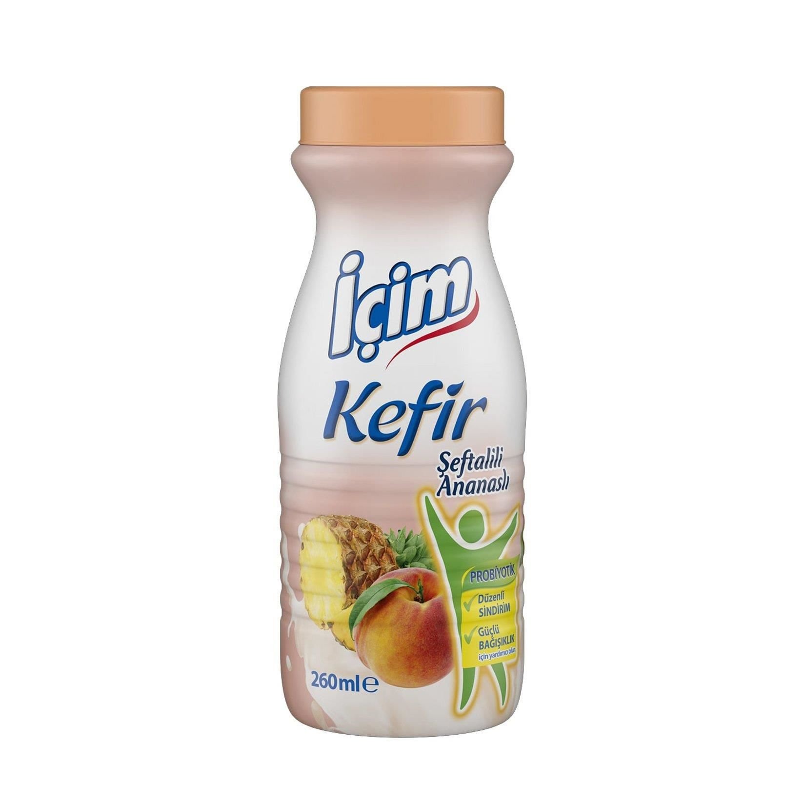 İçim Kefir Şeftali & Ananas 250 Ml