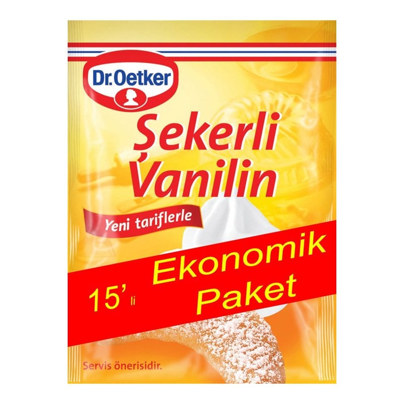 Dr. Oetker Vanilin 15'li  Paket 5 Gr