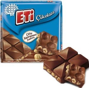 Eti Çikolatalı Kare Fındıklı 60 gr