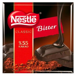 Nestle Çikolata Kare Bitter 60 Gr