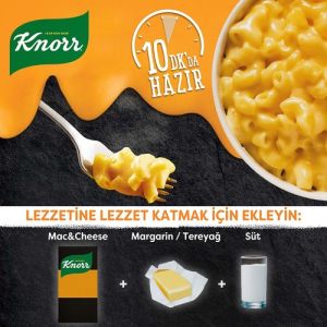 Knorr Çabuk Mac And Cheese Peynirli Makarna 212 gr