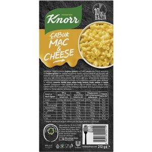 Knorr Çabuk Mac And Cheese Peynirli Makarna 212 gr