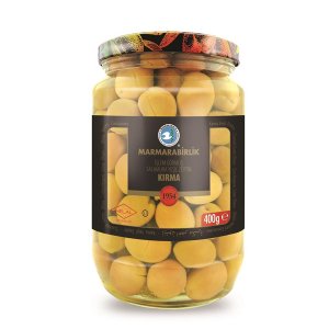 Marmarabirlik Kuru Sele Kırma Yeşil Zeytin 400 Gr 4XL(141-161) Cam