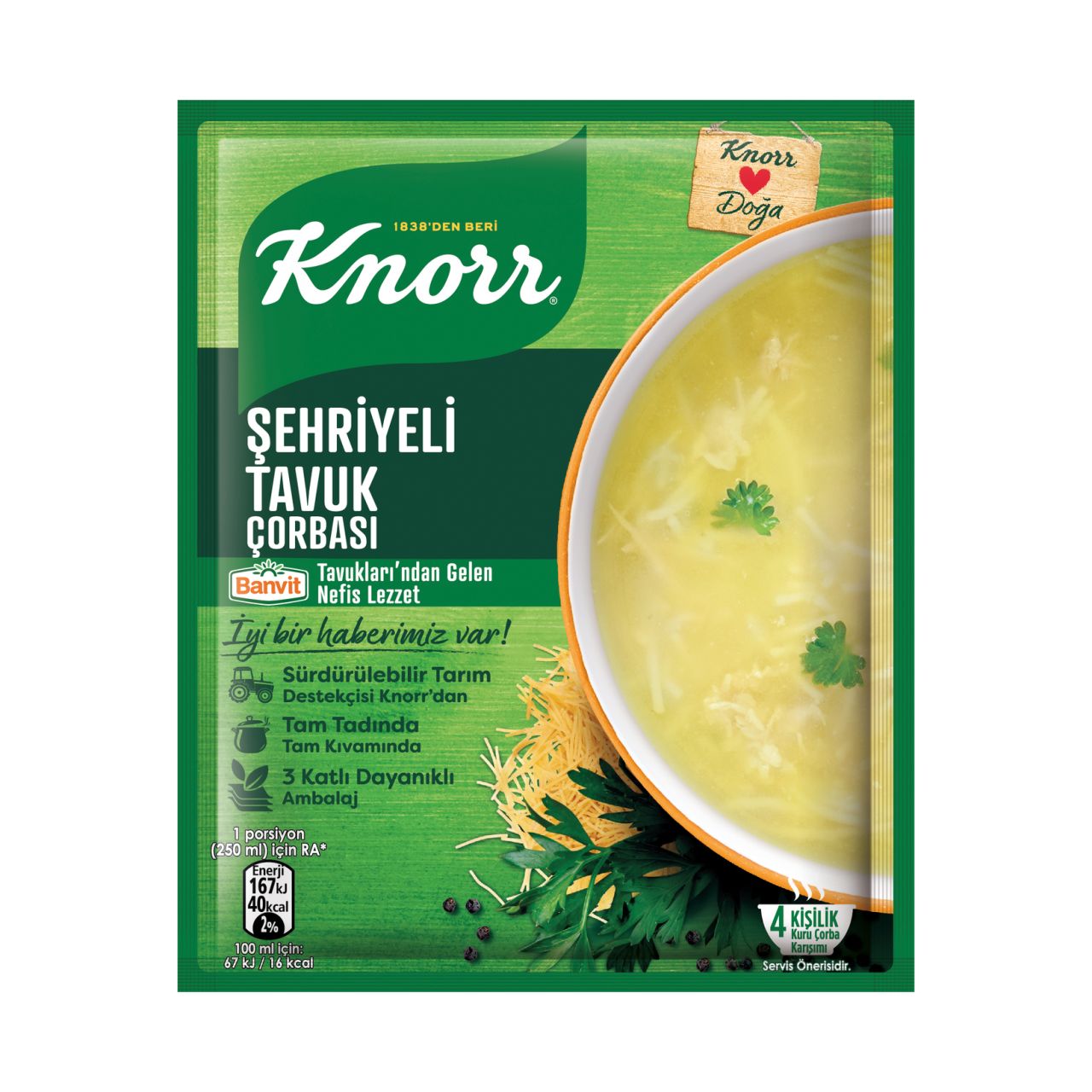 Knorr Şehriyeli Tavuk Çorbası 51 Gr
