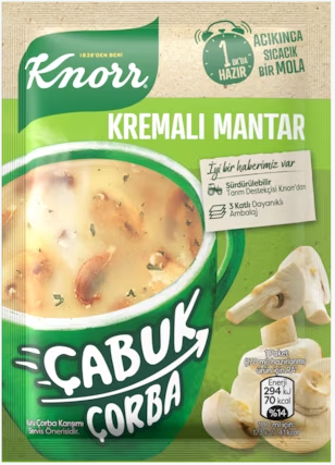 Knorr Çabuk Çorba Kremalı Mantar 19 Gr