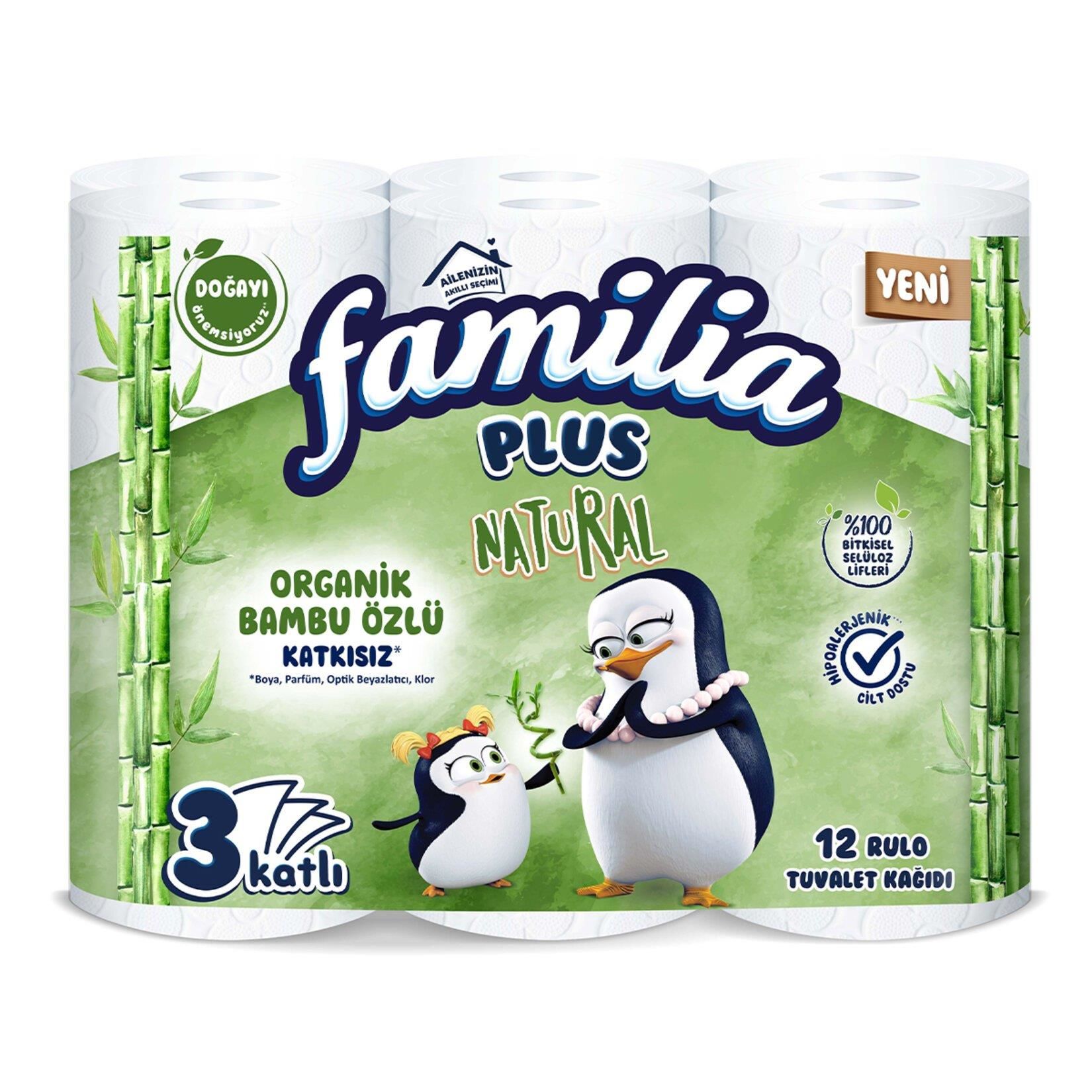 Familia Plus 16'Lı Tuvalet Kağıdı Natural