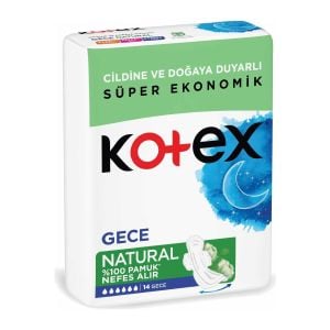 Kotex Ultra Natural 14'lü Gece