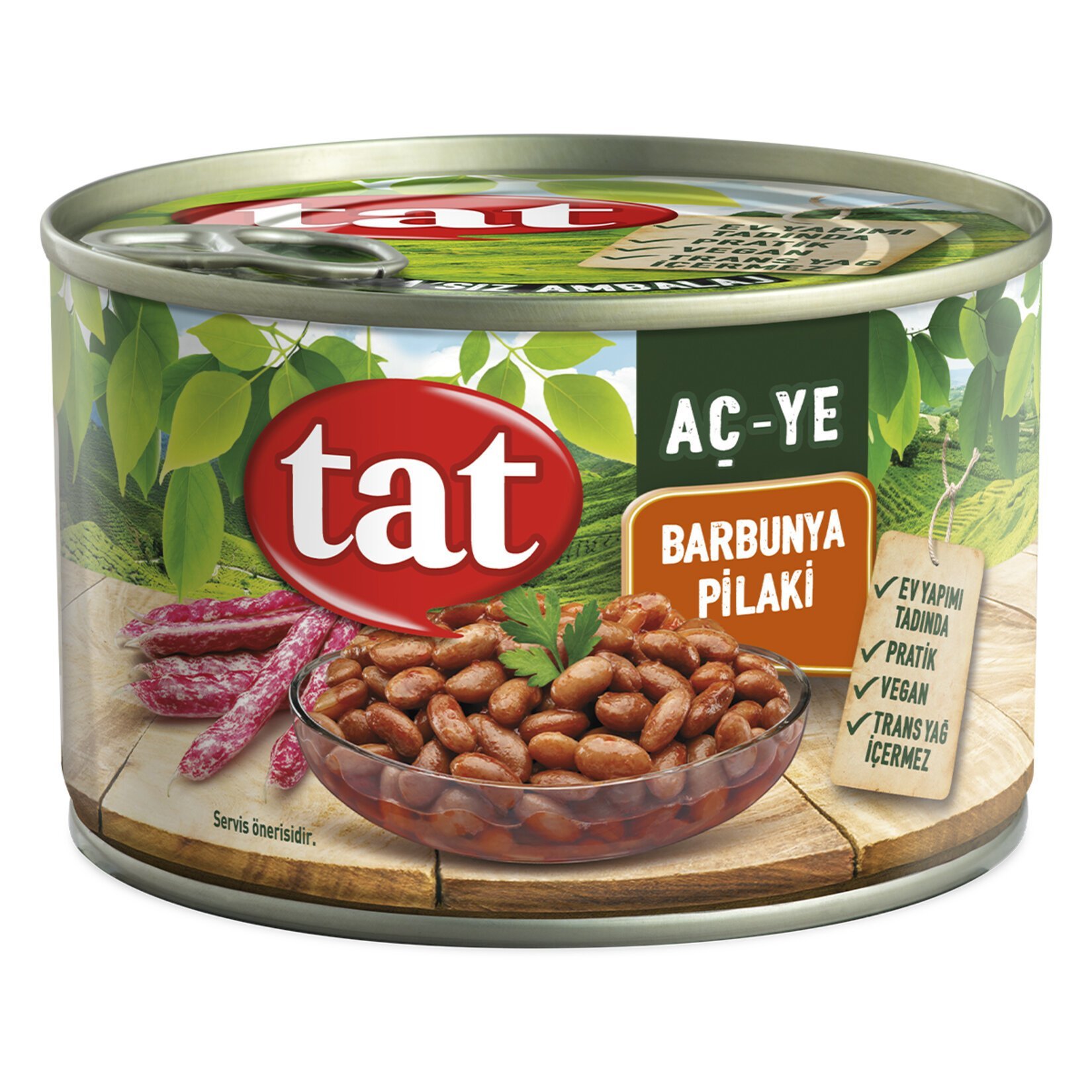 Tat Barbunya Pilaki 400 gr Teneke