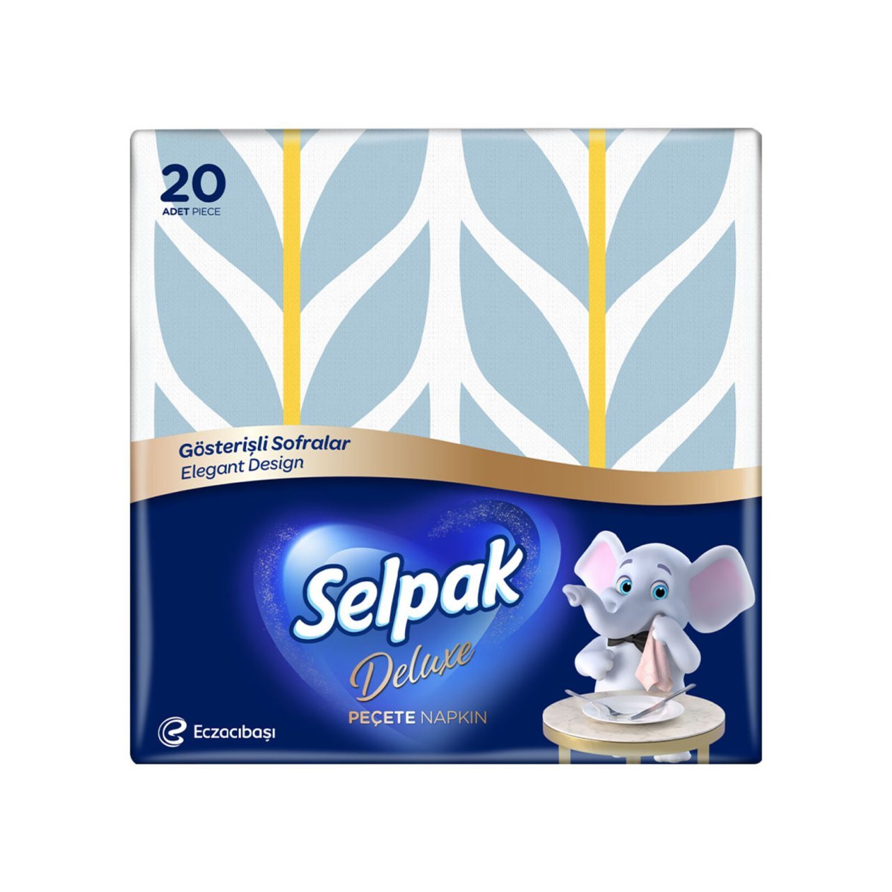 Selpak Peçete Deluxe 20'li Gösterişli Sofralar