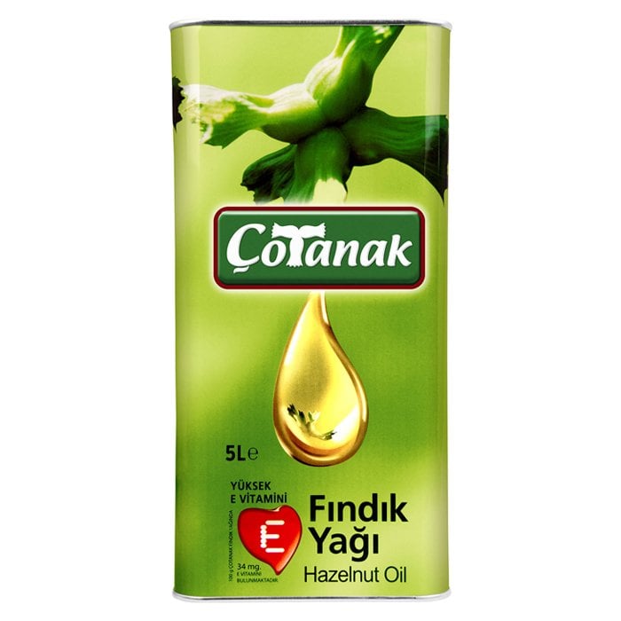 Çotanak Fındık Yağı 5 lt Teneke