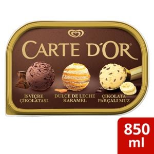 Algida CarteDor Classıic Çikolatalı Karamel Muz 850 Ml