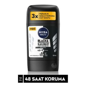 Nivea Stick Black & White Org Bay 50 Ml