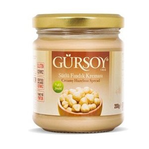 Gürsoy Sütlü Fındık Kreması Cam 200 gr