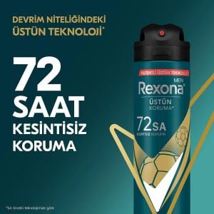 Rexona Men Erkek Sprey Deodorant Champions 72 Saat Kesintisiz Üstün Koruma 150 ml