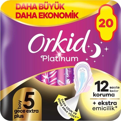 Orkid Ultra Platinum Extra Plus Gece 20'li