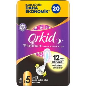 Orkid Ultra Platinum Extra Plus Gece 20'li