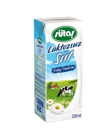 Sütaş Süt Laktozsuz 200 Ml