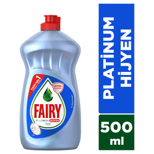 Fairy Sıvı Bulaşık Deterjanı Platinum Hijyen Limon 500 ml