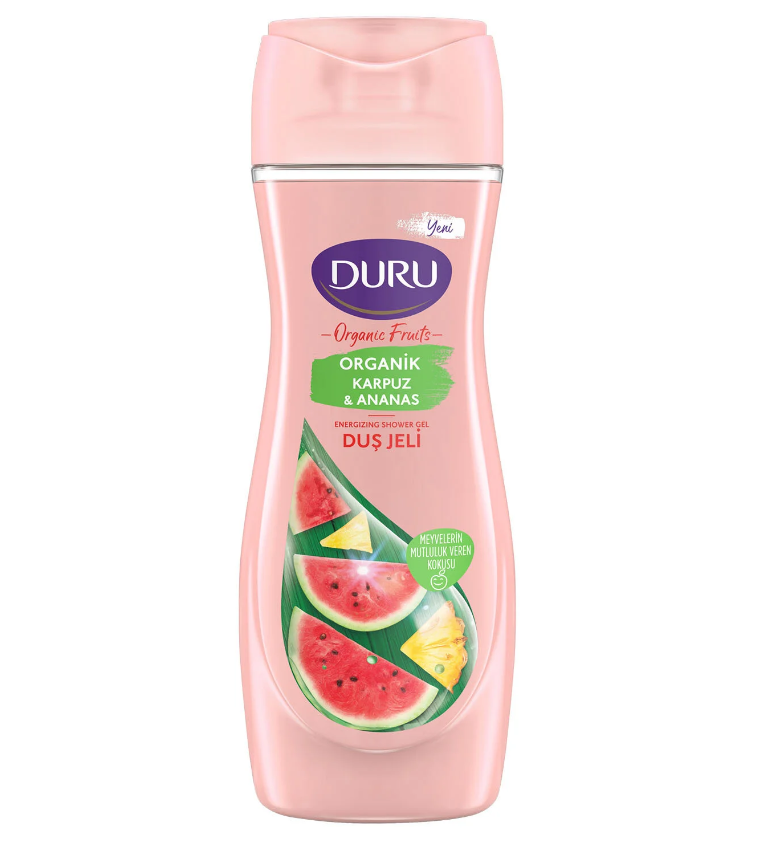 Duru Duş Jeli Organik Fruit Karpuz&Ananas 450 ml