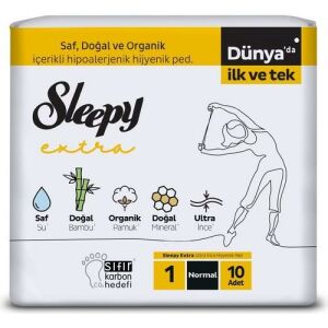 Sleepy Extra Ultra Ince Standart Hijyenik Ped Normal 10 Adet Ped