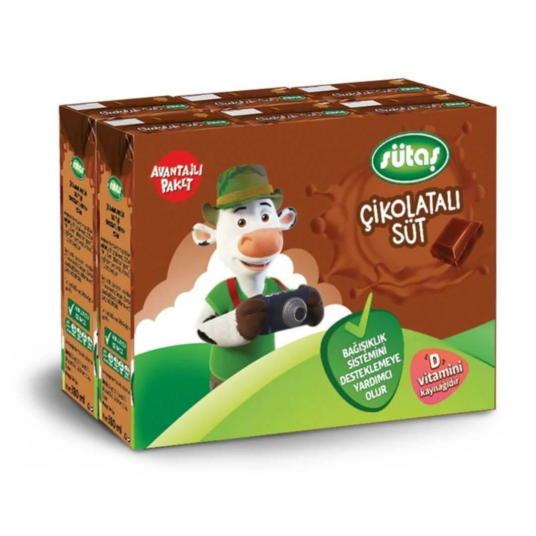 Sütaş Kakaolu Süt 6X180 Ml