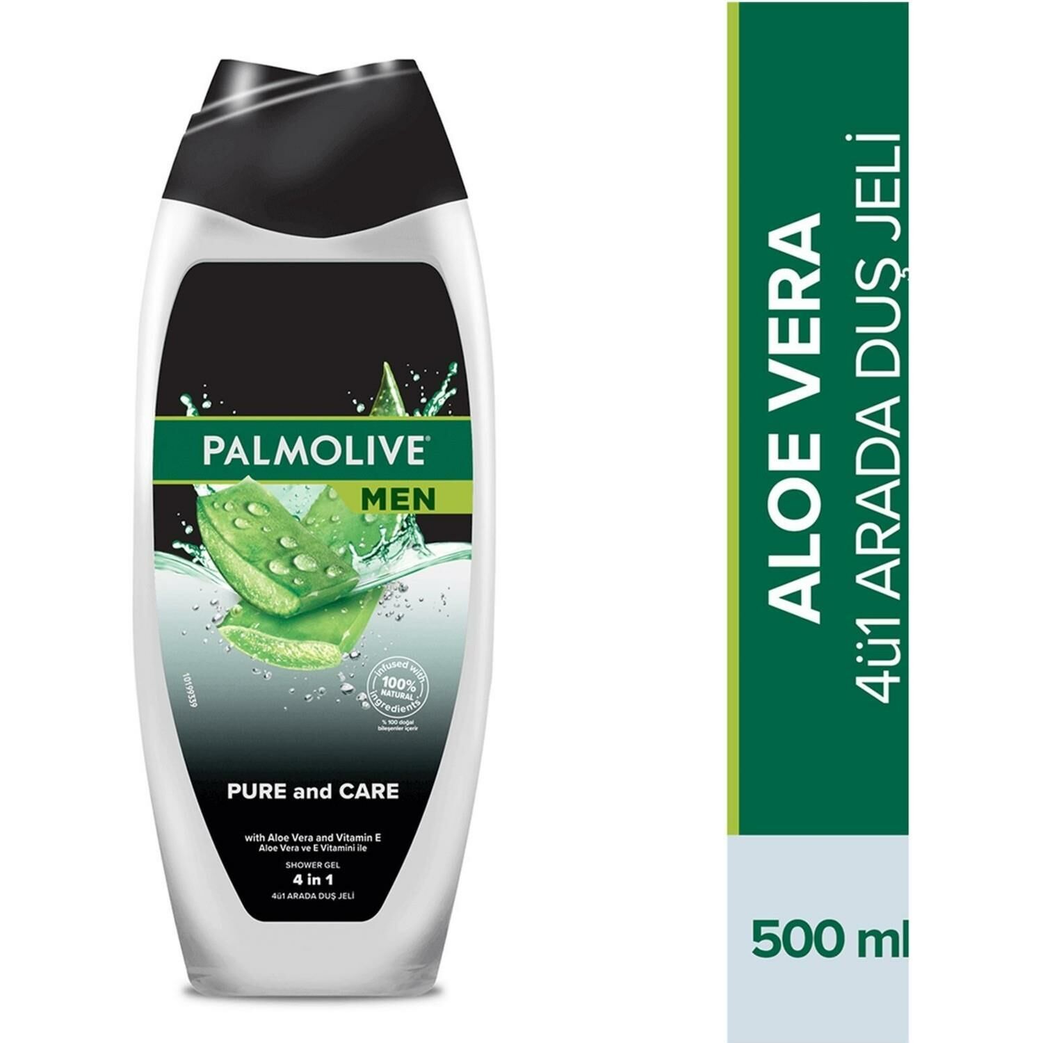 Palmolive Duş Jeli Men Pure Care Aloe Vera 500 Ml