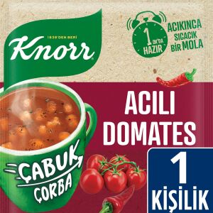 Knorr Çabuk Çorba 22 Gr Acılı Domates