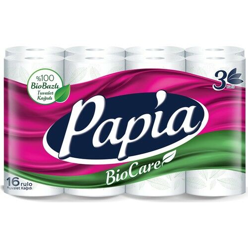Papia 16'lı Biocare Tuvalet Kağıdı