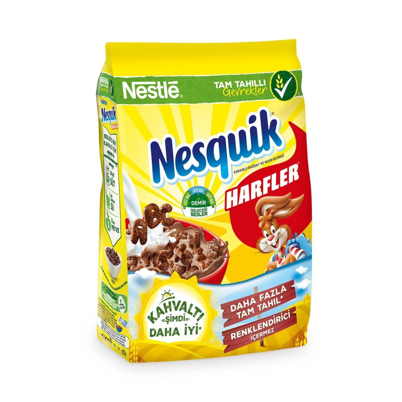 Nestle Nesquik Çikolatalı Gevrek Harfler 310Gr