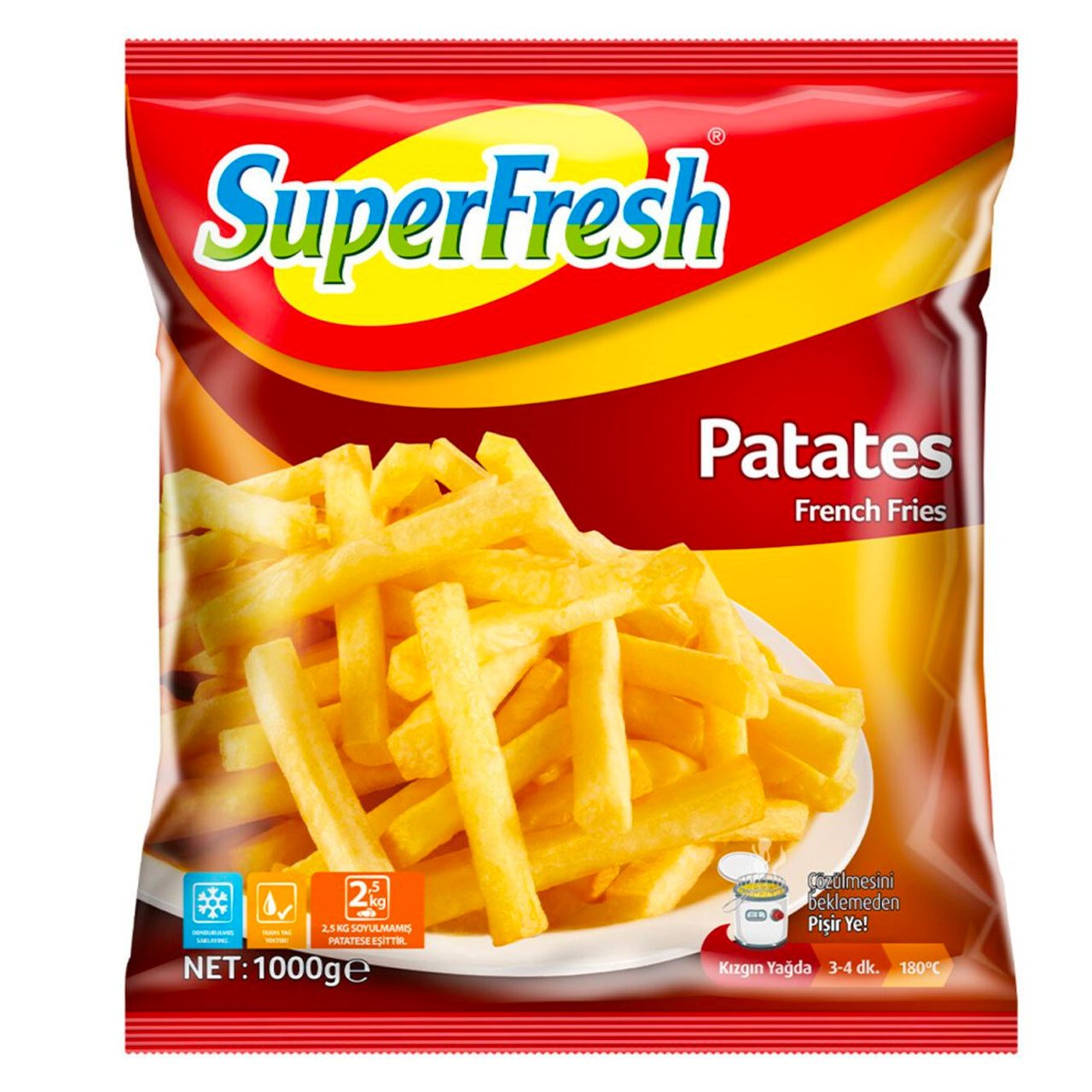Süperfresh Patates 1000 Gr