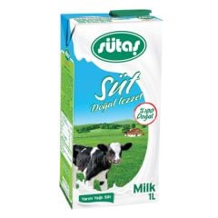 Sütaş Süt  Yarım Yağlı Etiketli 1 Lt