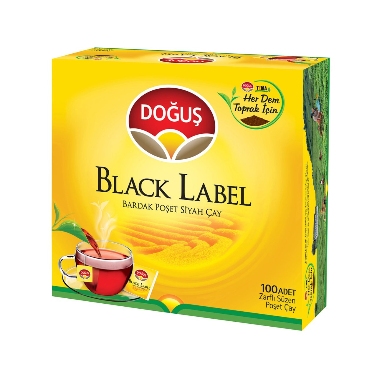 Doğuş Black Label 100'lü Bardak Poşet Çay 200 gr