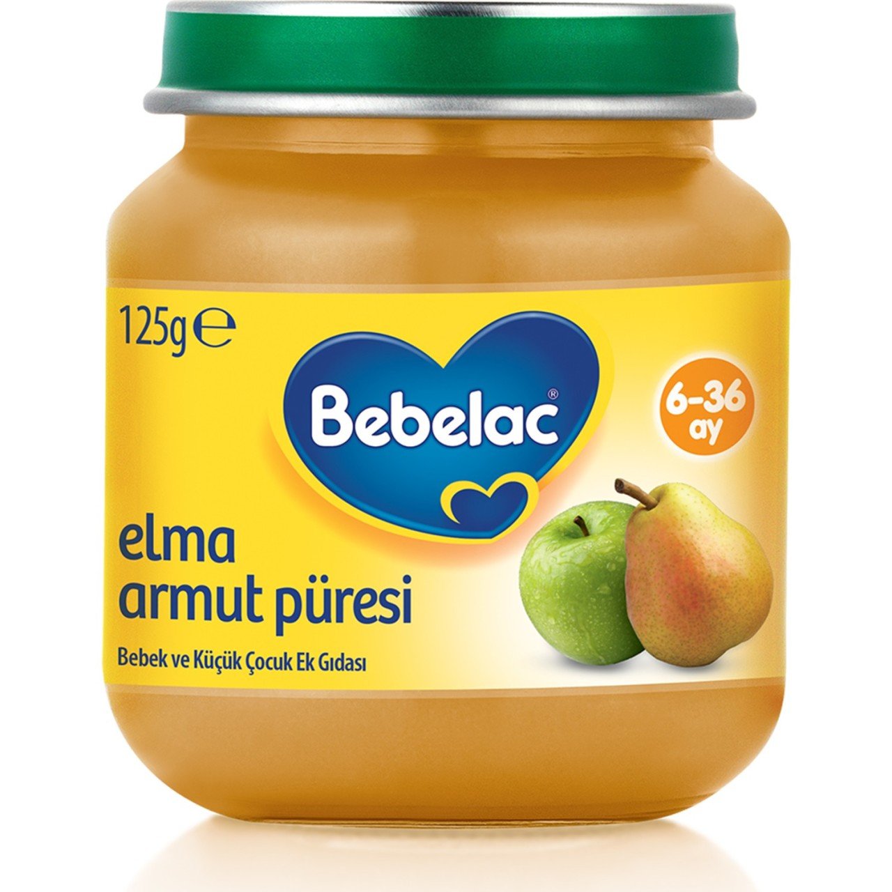 Bebelac Kavanoz Maması Elma Armut Püreli 125 gr