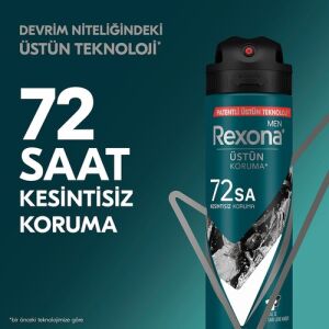 Rexona Men Erkek Sprey Deodorant Kömür Detox 72 Saat Kesintisiz Üstün Koruma 150 Ml