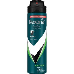 Rexona Men Erkek Sprey Deodorant Natural Fresh Mint 72 Saat Kesintisiz Üstün Koruma 150 ml