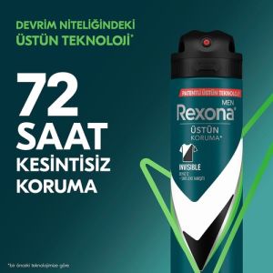 Rexona Men Erkek Sprey Deodorant Natural Fresh Mint 72 Saat Kesintisiz Üstün Koruma 150 ml