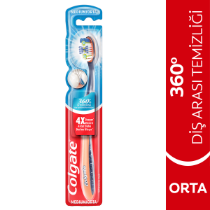 Colgate Diş Fırçası 360 Derece Diş Arası Temizliği Medıum