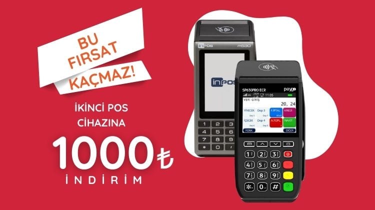 İki POS Cihazı Alana 1.000 TL İndirim Kampanyası!