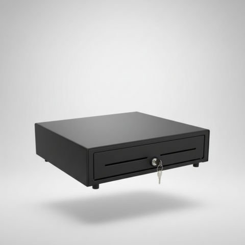 Metal Para Çekmecesi - 5 Kağıt Para 8 Bozuk Para Gözlü - Kilit Mekanizmalı