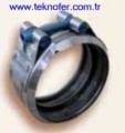 Pik Döküm Boru İçin EPDM Contalı Rapid Birleştirme Kelepçesi