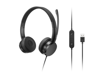 USB-A Wired Stereo On-Ear Headset  4XD1K18260