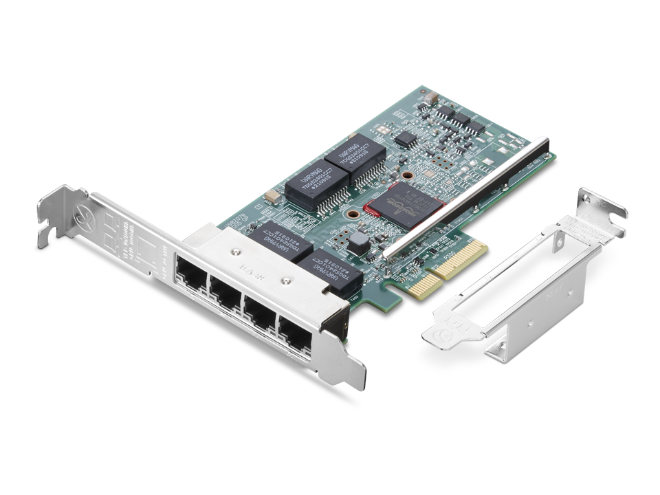 ThinkStation Broadcom BCM5719-4P Quad-port Gigabit Ethernet Adapter 4XC1K80847