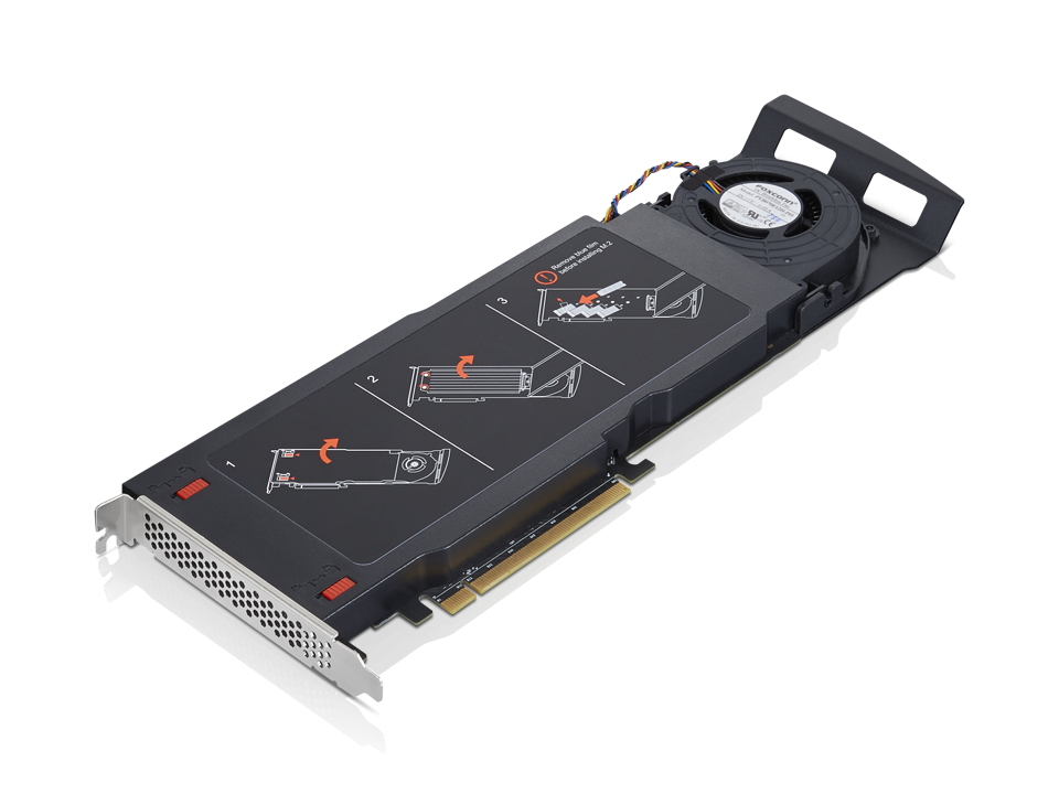 ThinkStation Quad AIC M.2 SSD Adapter 4XH0V09766