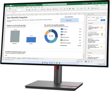ThinkVision P27Q-30 27'' 3K Monitör - 63A2ZAR1TK