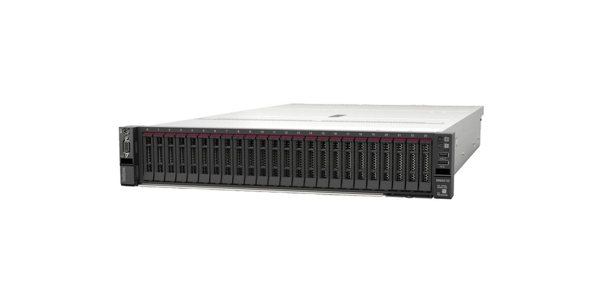 ThinkSystem SR650 V2 SILVER 4314 16C 2.4GHz 1x32GB 3200MHz 930-8i 1x1100W TITANIUM XCC ENT 2U RACK 7Z73A0ABEA